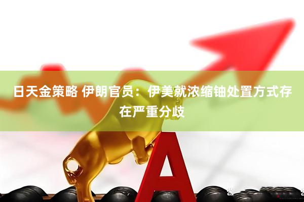 日天金策略 伊朗官员：伊美就浓缩铀处置方式存在严重分歧
