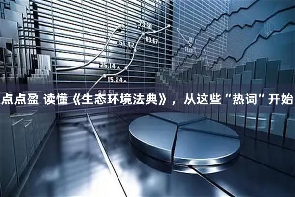 点点盈 读懂《生态环境法典》，从这些“热词”开始