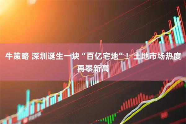 牛策略 深圳诞生一块“百亿宅地”！土地市场热度再攀新高