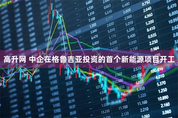 高升网 中企在格鲁吉亚投资的首个新能源项目开工